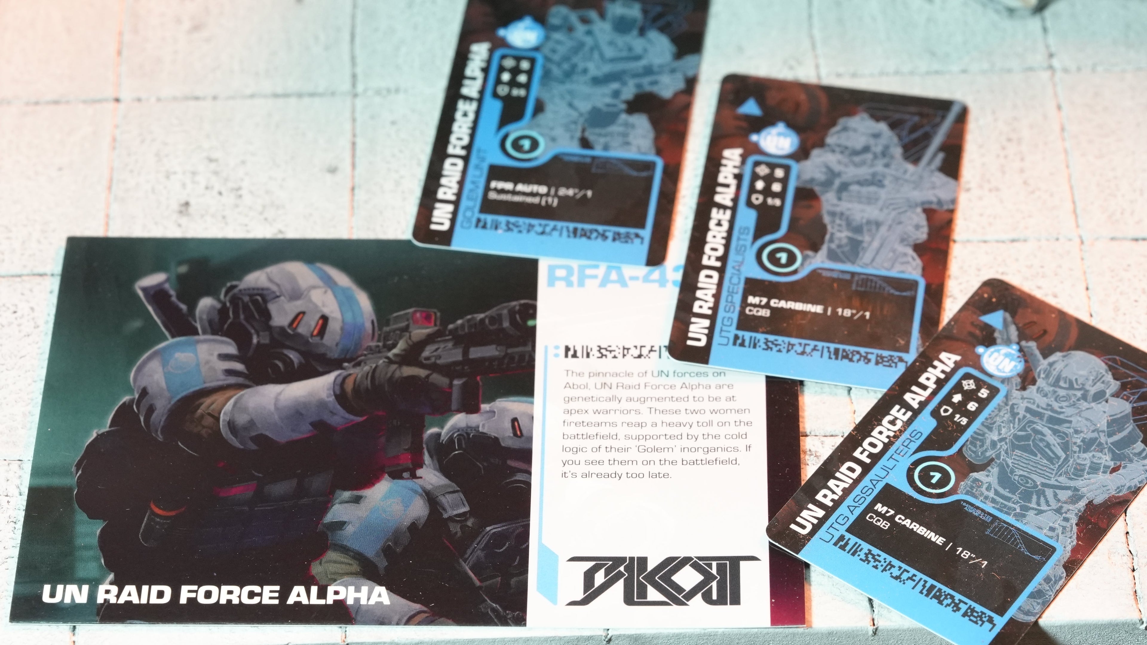 Unit and Force Cards