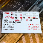BLKOUT Water Slide Decals
